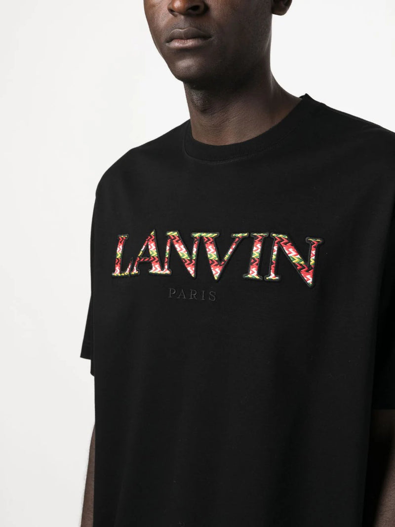 Lanvin Black Curb Logo