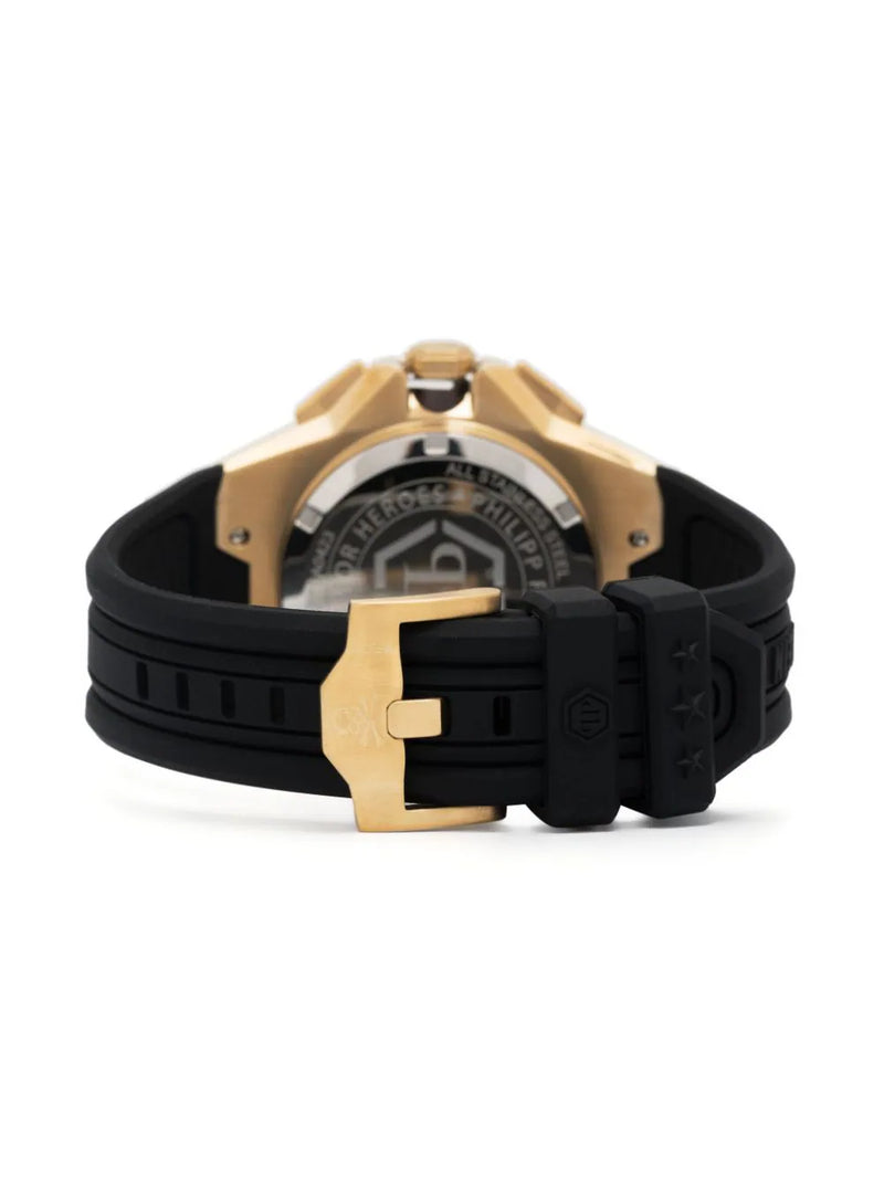 Philipp Plein Black Octagon 44mm Watch