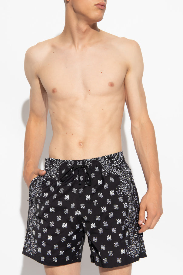 Amiri Black Swim Shorts