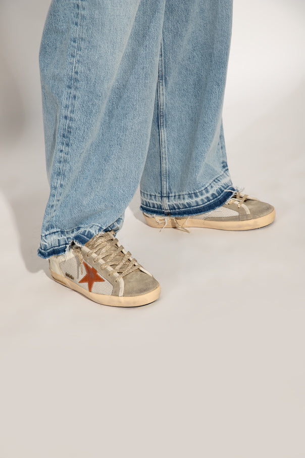 Golden Goose Cream Super-Star Sneakers