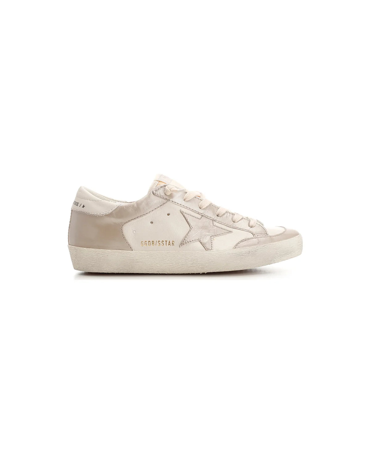 Golden Goose White Sand Super-Star Sneakers