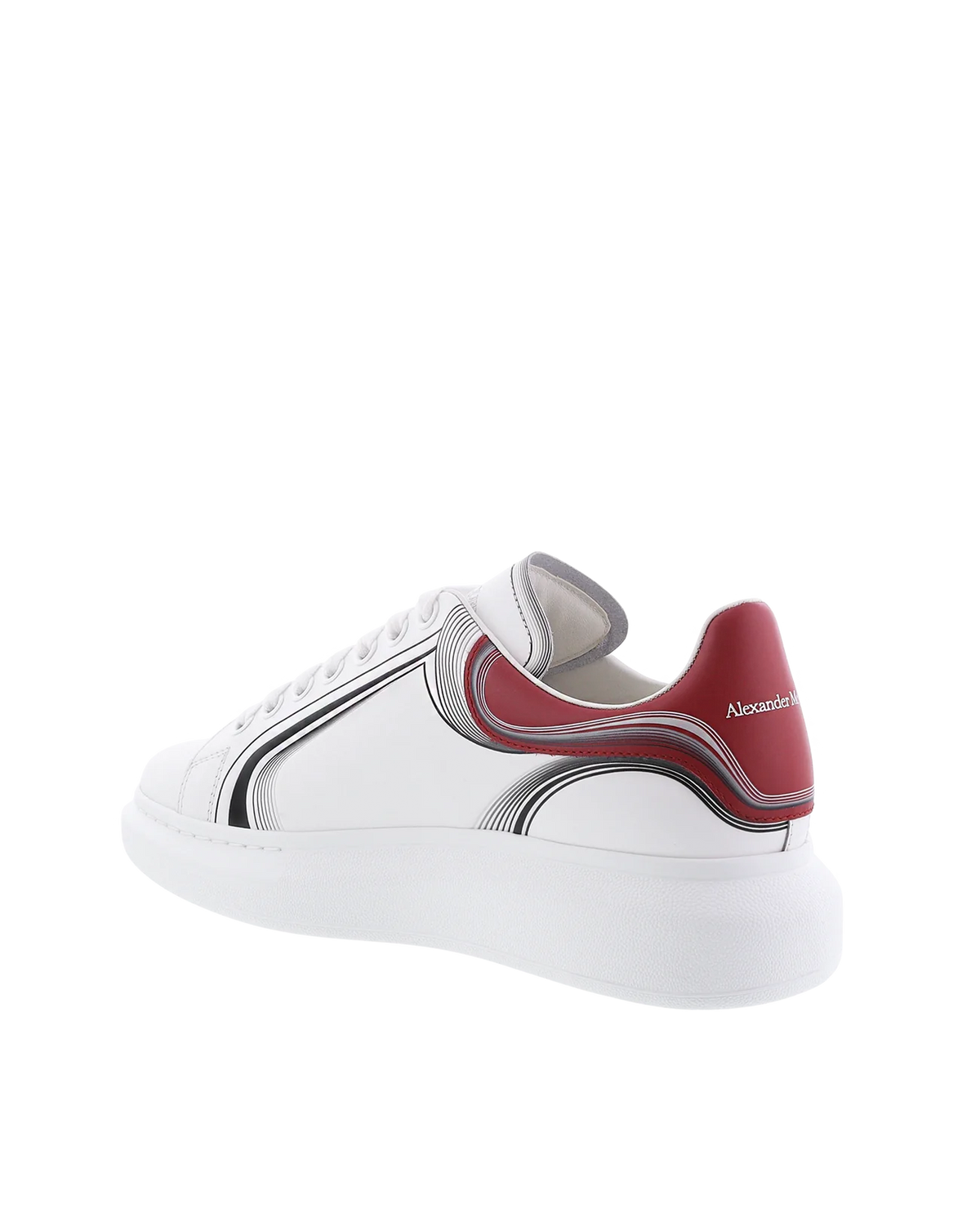 White/Red Sneakers