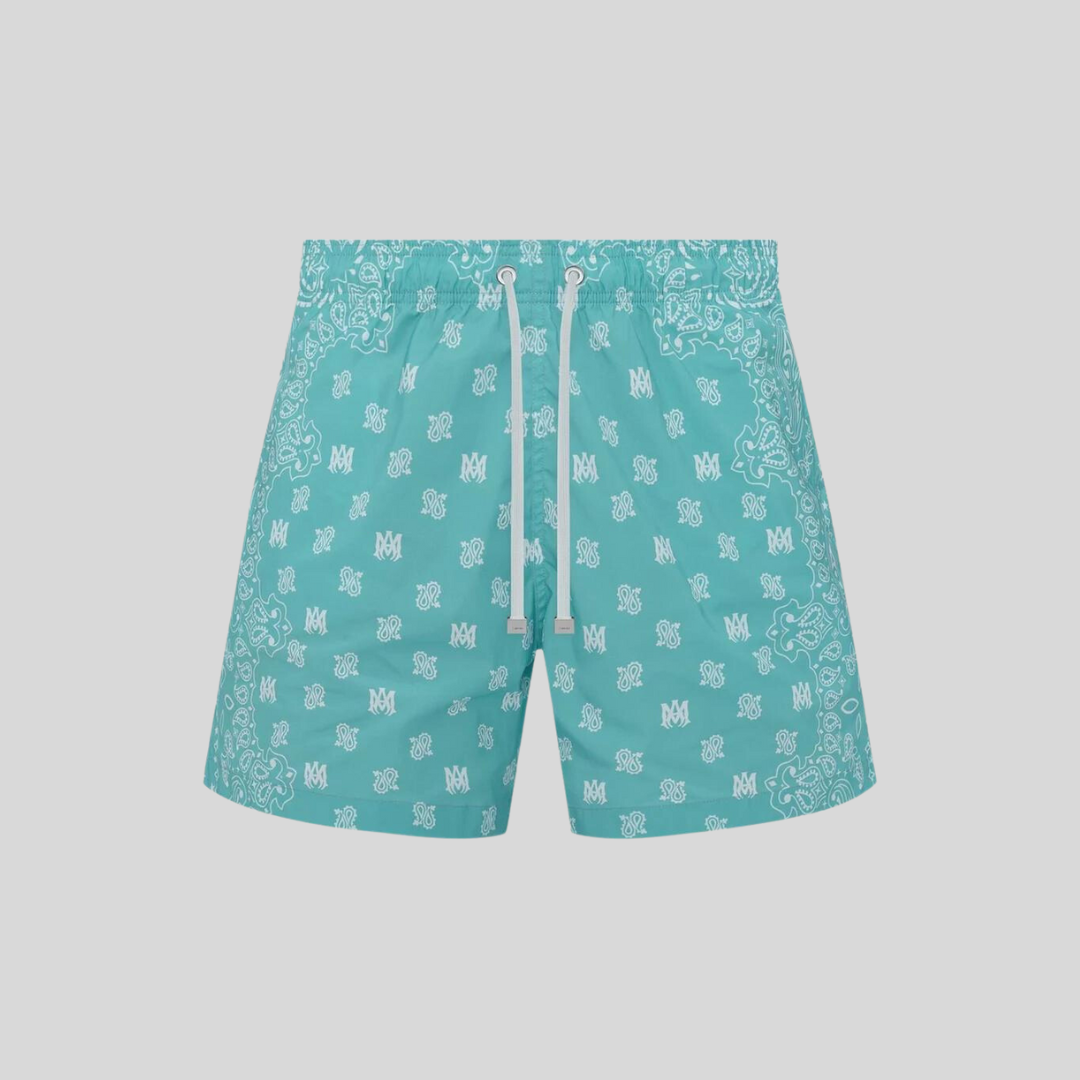 Amiri Aqua Shorts