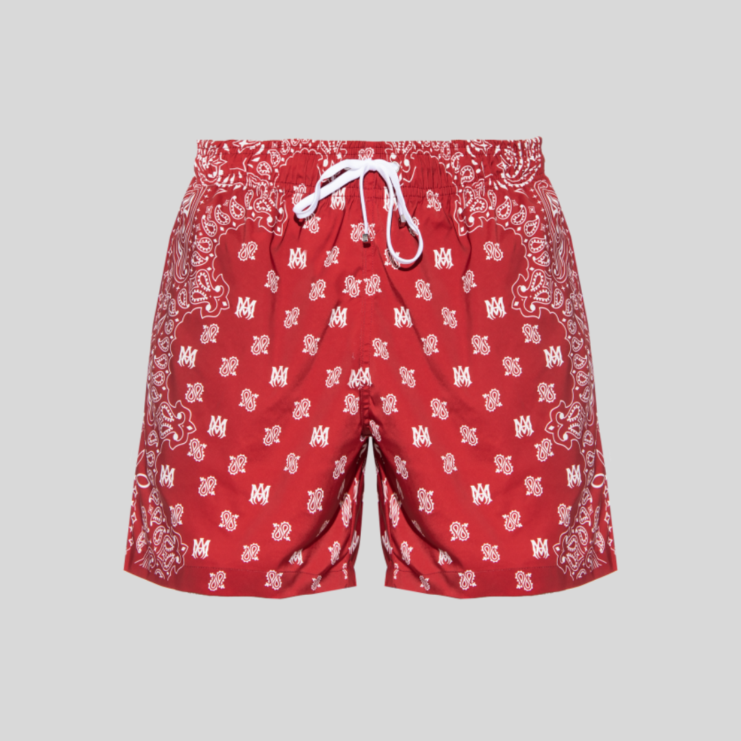 Amiri Red Swim Shorts
