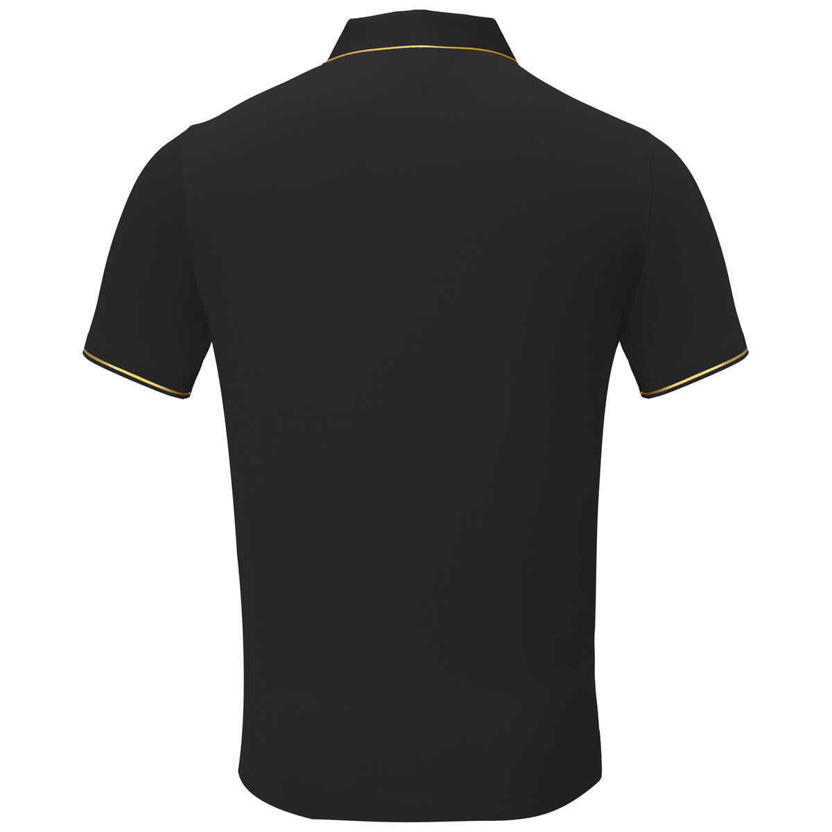 Barocco Black Simple Polo Shirt