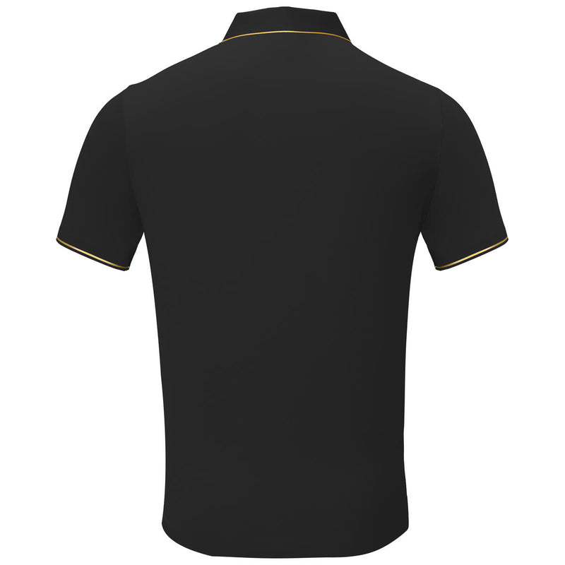 Barocco Black Simple Polo Shirt