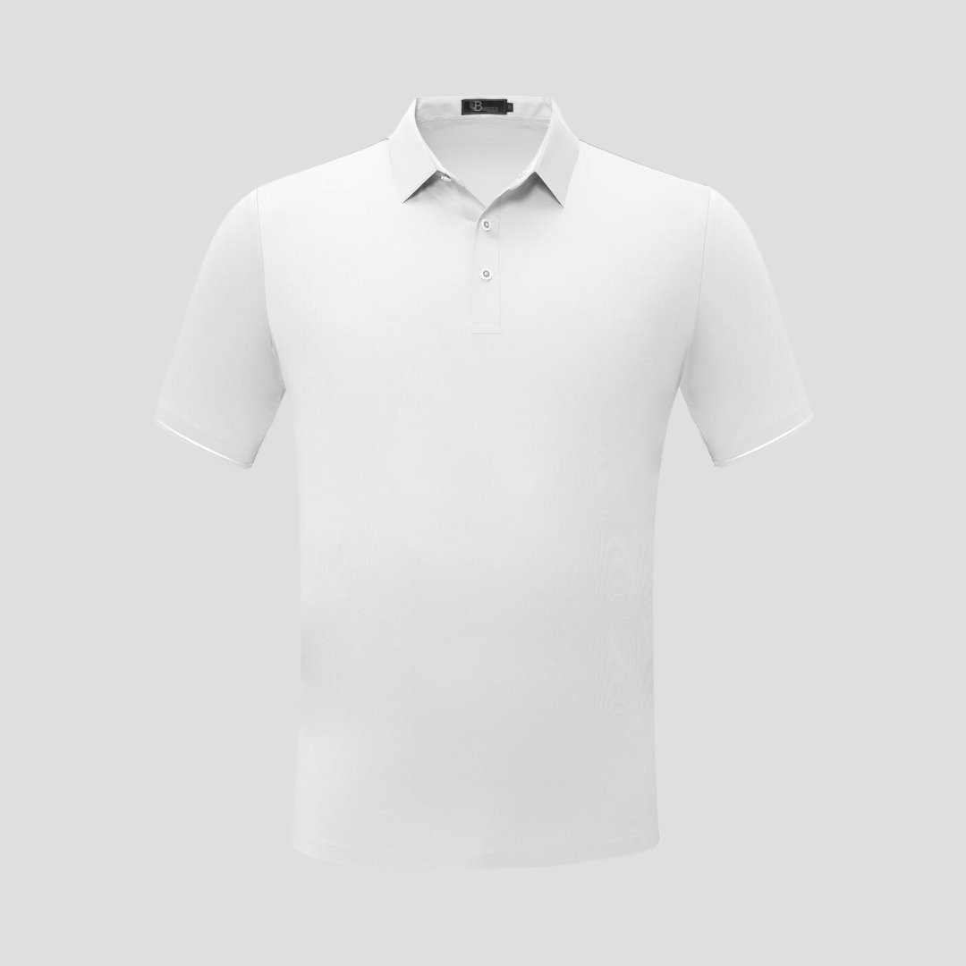 Barocco White Polo Shirt