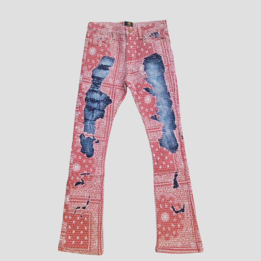 Century Penthouse Red Jeans