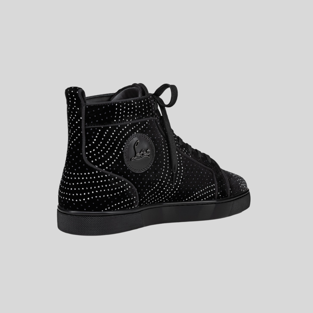 Christian Louboutin Black High-Top Sneakers