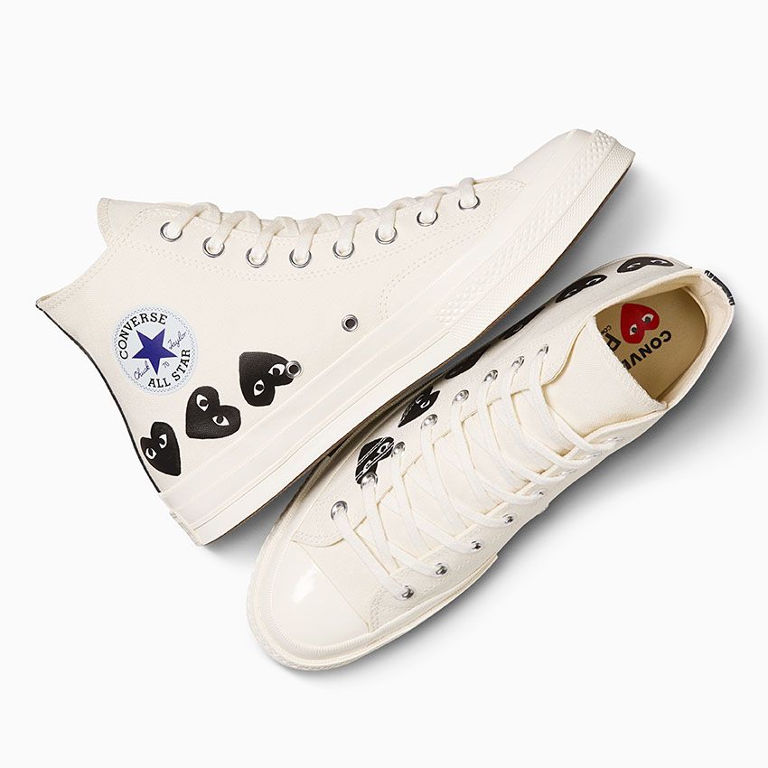 Comme Des Garçons Cream Sneakers