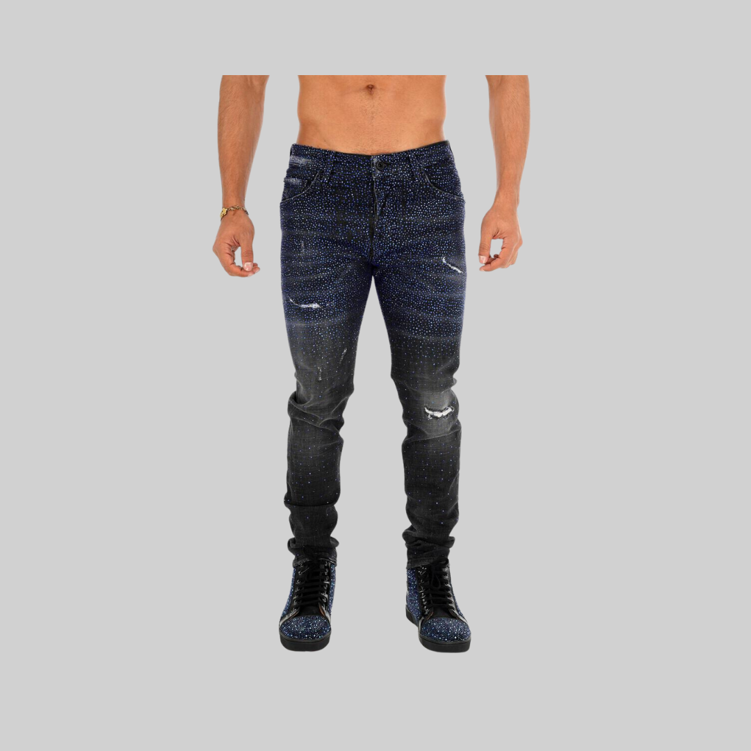 Avenue George V Paris Blue Stones Jeans