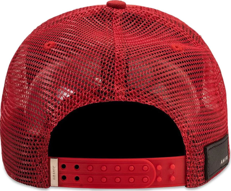 Amiri Red Logo Embroidered Hat