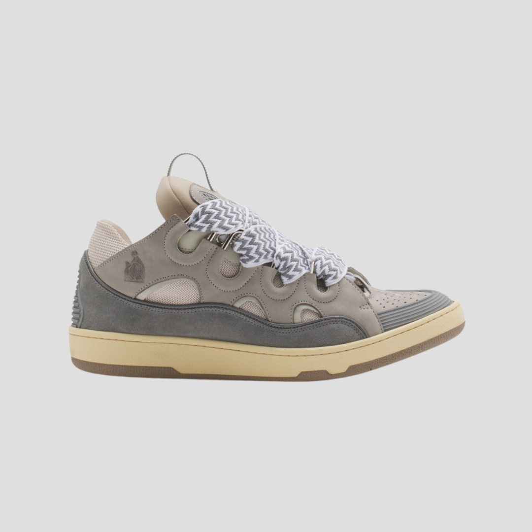 Lanvin Grey Curb Sneakers