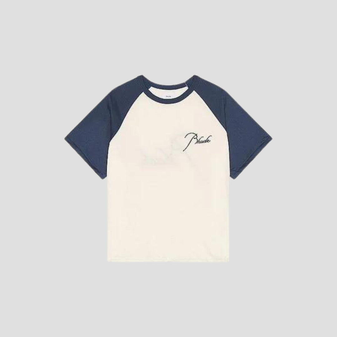 Rhude White/Midnight Blue T-Shirt