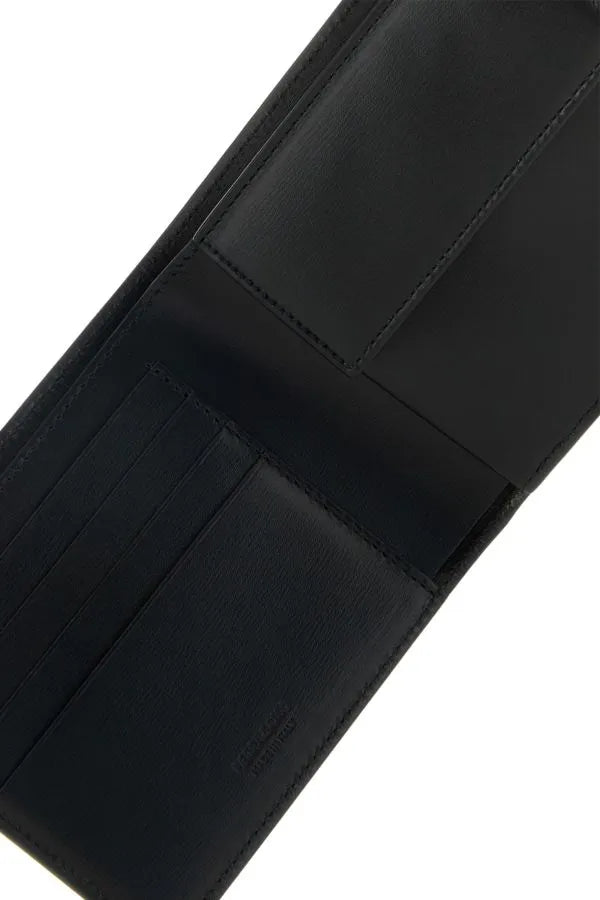 Salvatore Black Leather Wallet