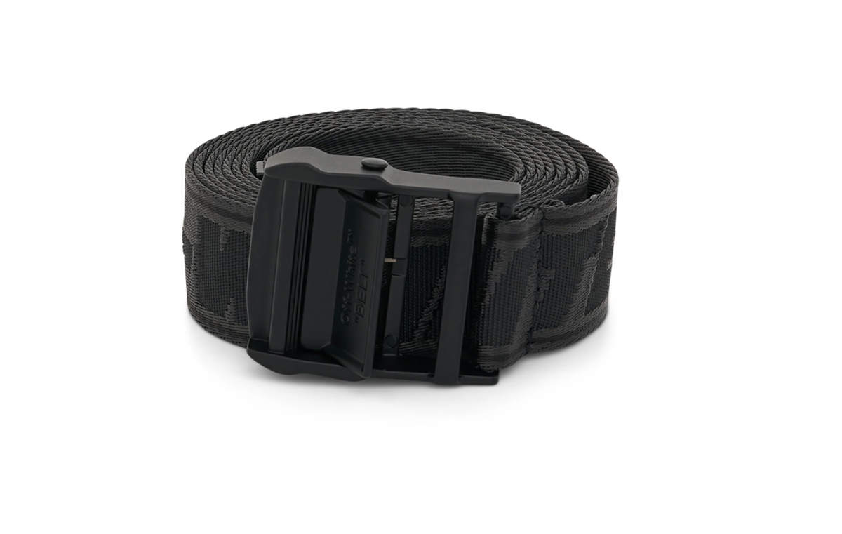 Off-White Black Tape Industrial Belt