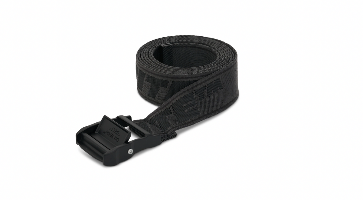 Off-White Black Tape Industrial Belt