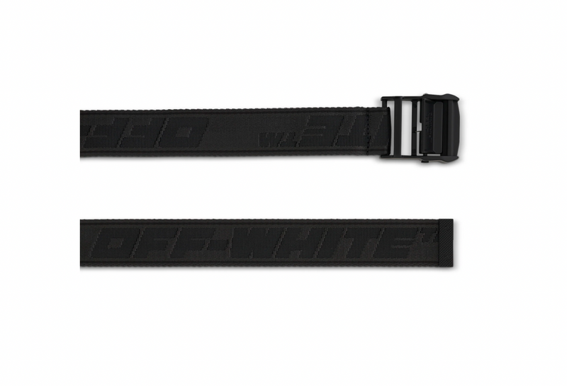 Off-White Black Tape Industrial Belt