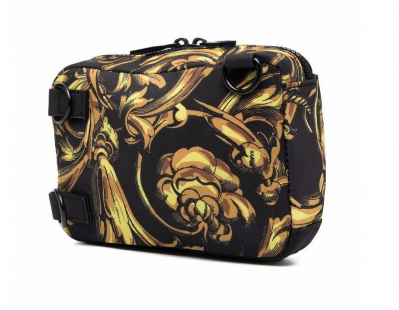 Versace Jeans Couture Black Messenger Baroque Bag