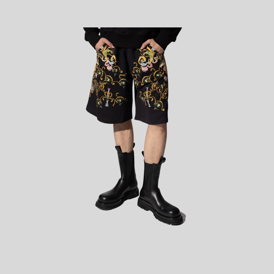 Versace Jeans Couture Black Bermuda Shorts
