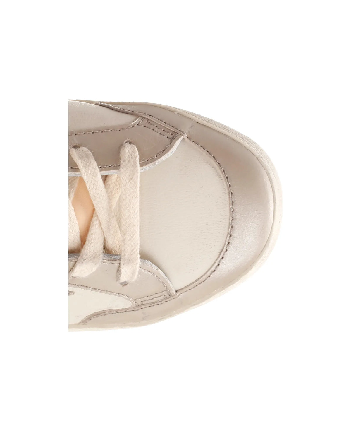 Golden Goose White Sand Super-Star Sneakers