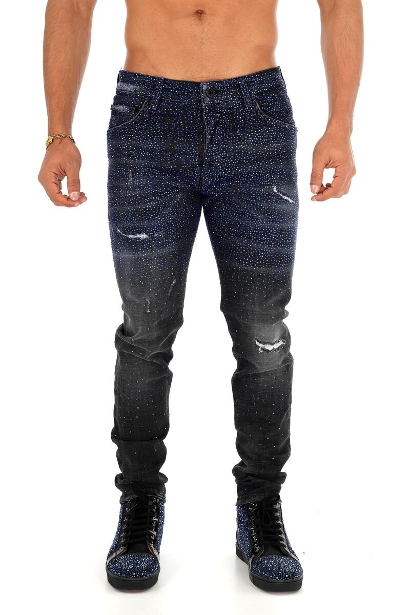 George V Paris Blue Stones Jeans