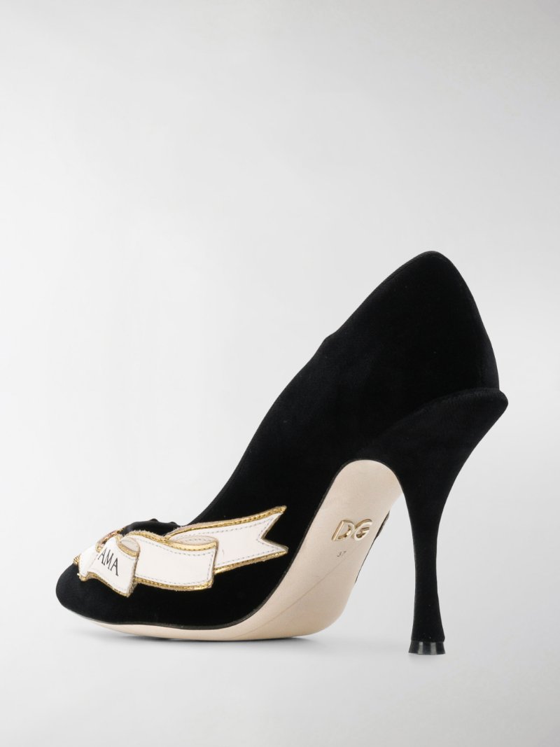 Woman Black Heel