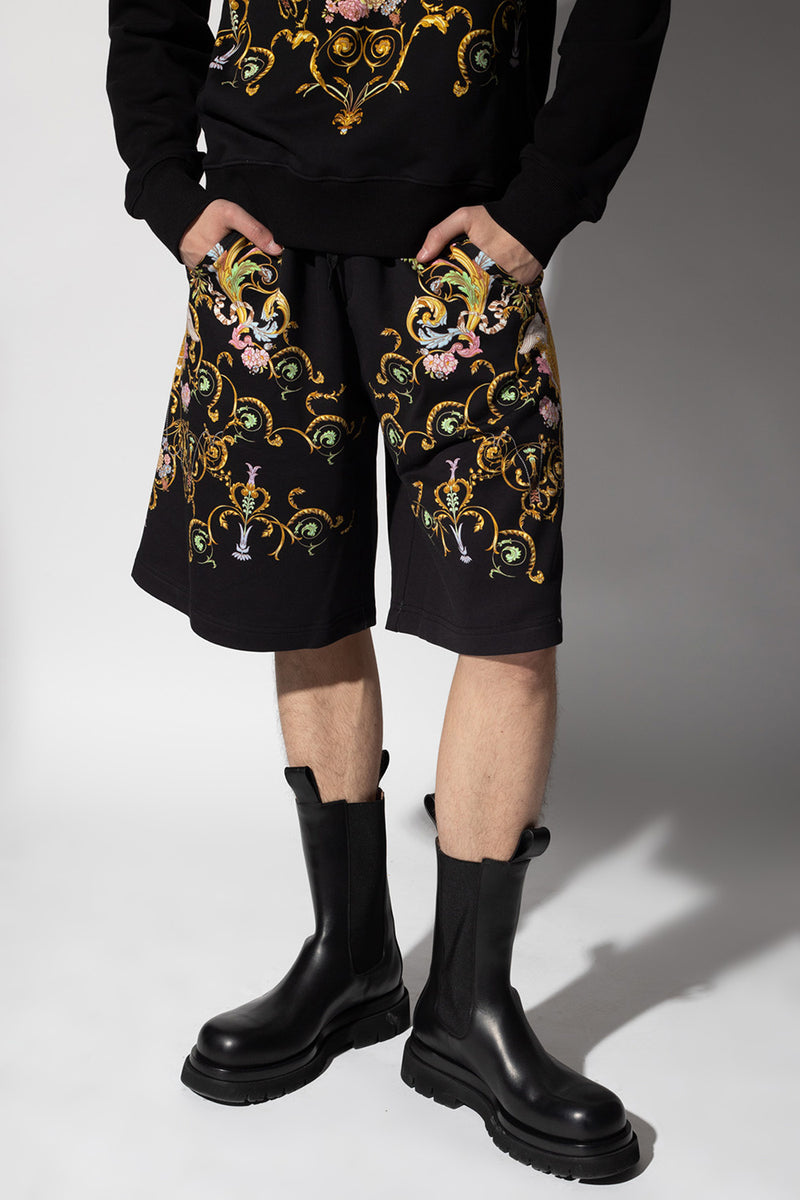 Versace Jeans Couture Black Bermuda Shorts
