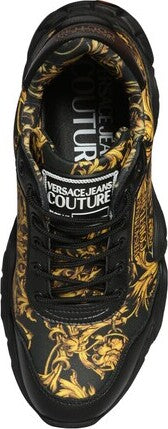 Couture Black Impulse Leather Sneakers