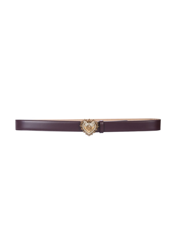 Gabbana Leather Devotion Belt