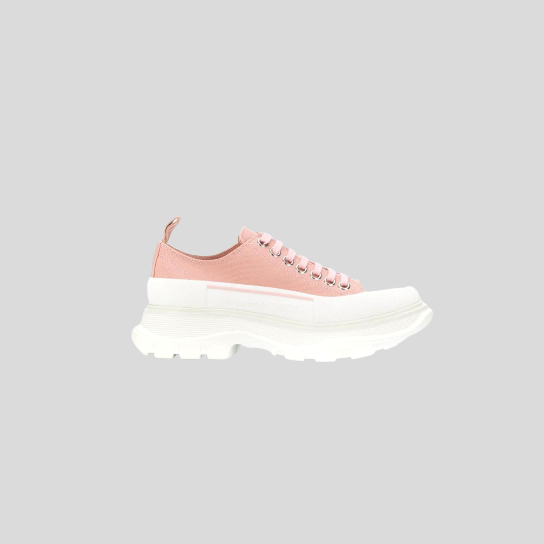 Alexander McQueen Pink Tread Slick Sneakers