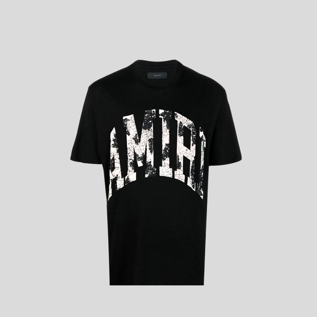 Amiri Black Collegiate Logo T-Shirt