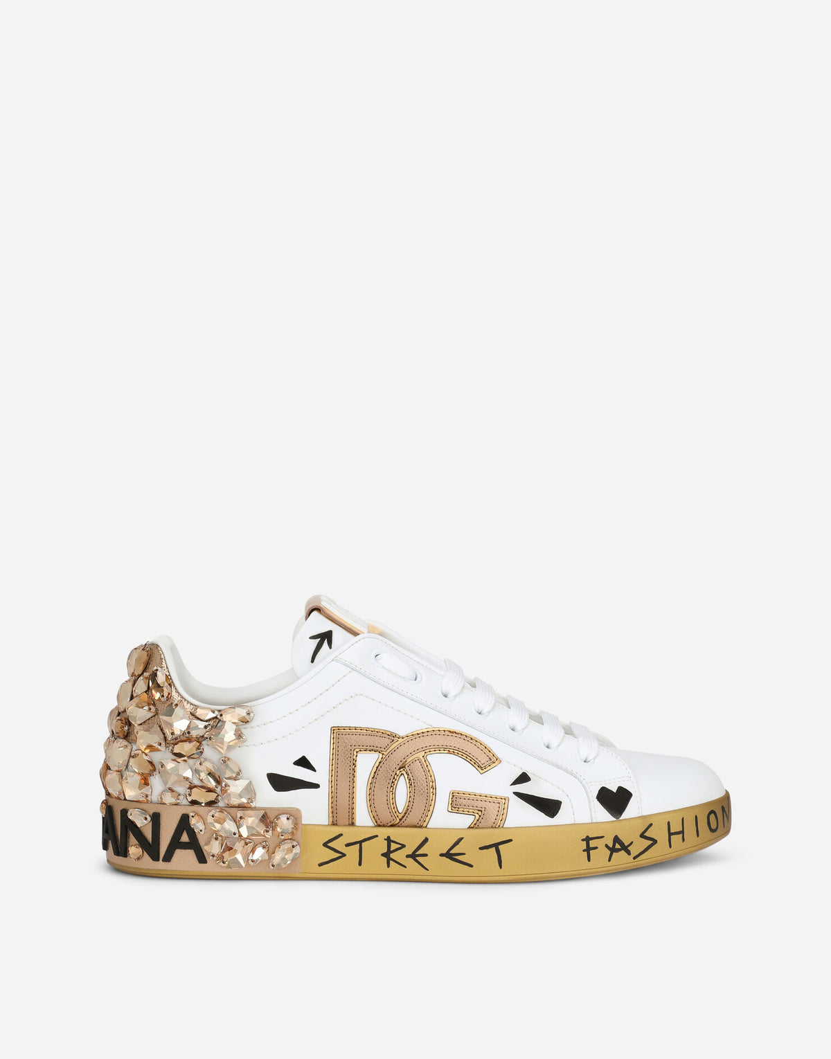 Dolce & Gabbana White Portofino Sneakers