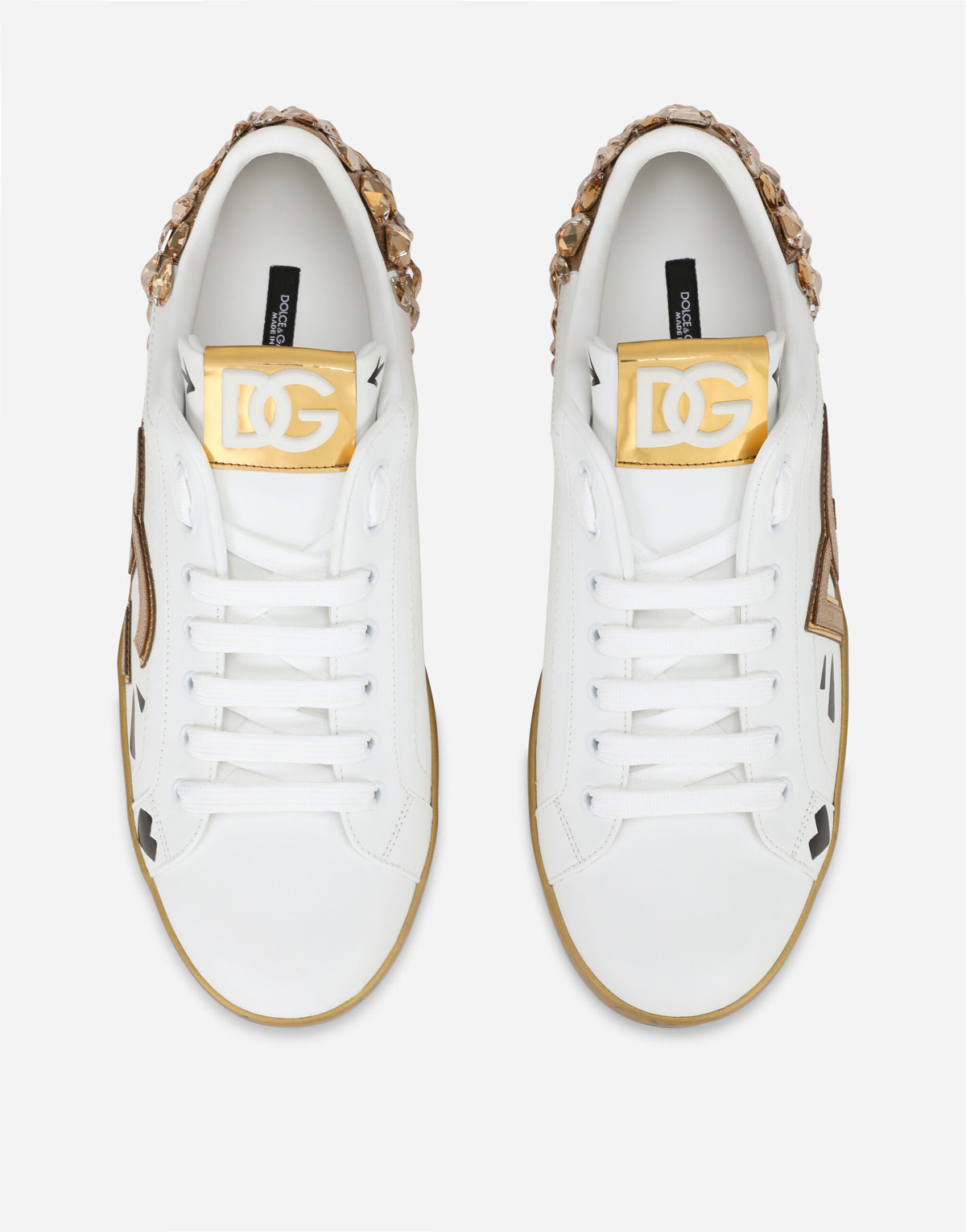 Dolce & Gabbana White Portofino Sneakers