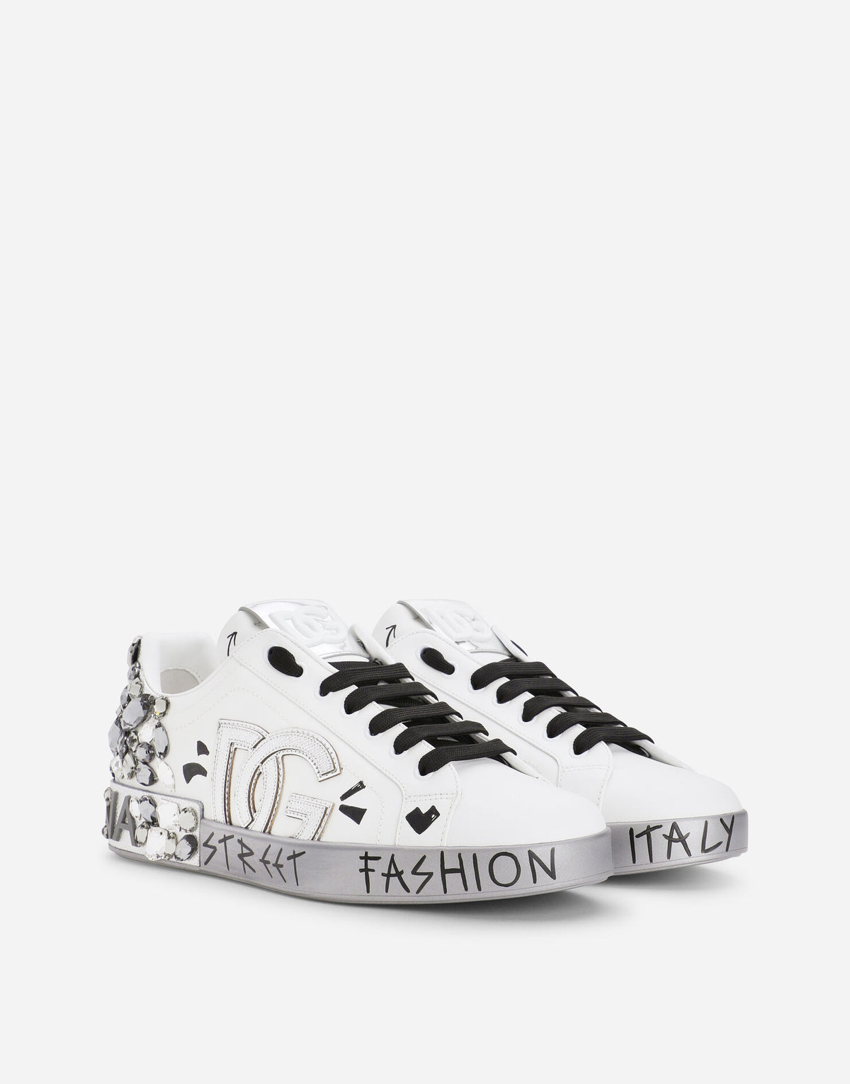 Dolce & Gabbana White Portofino Sneakers