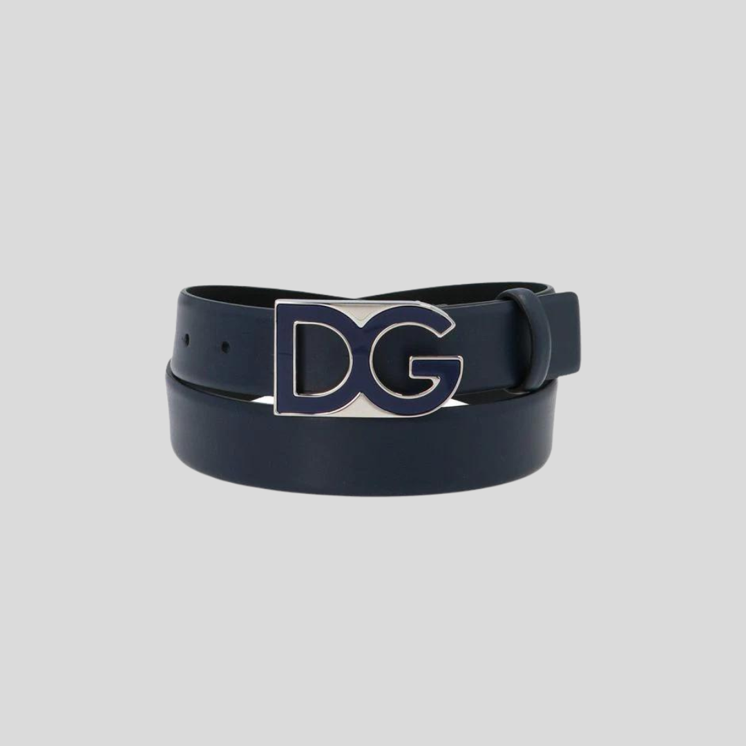 Dolce & Gabbana Blue Buckle Belt