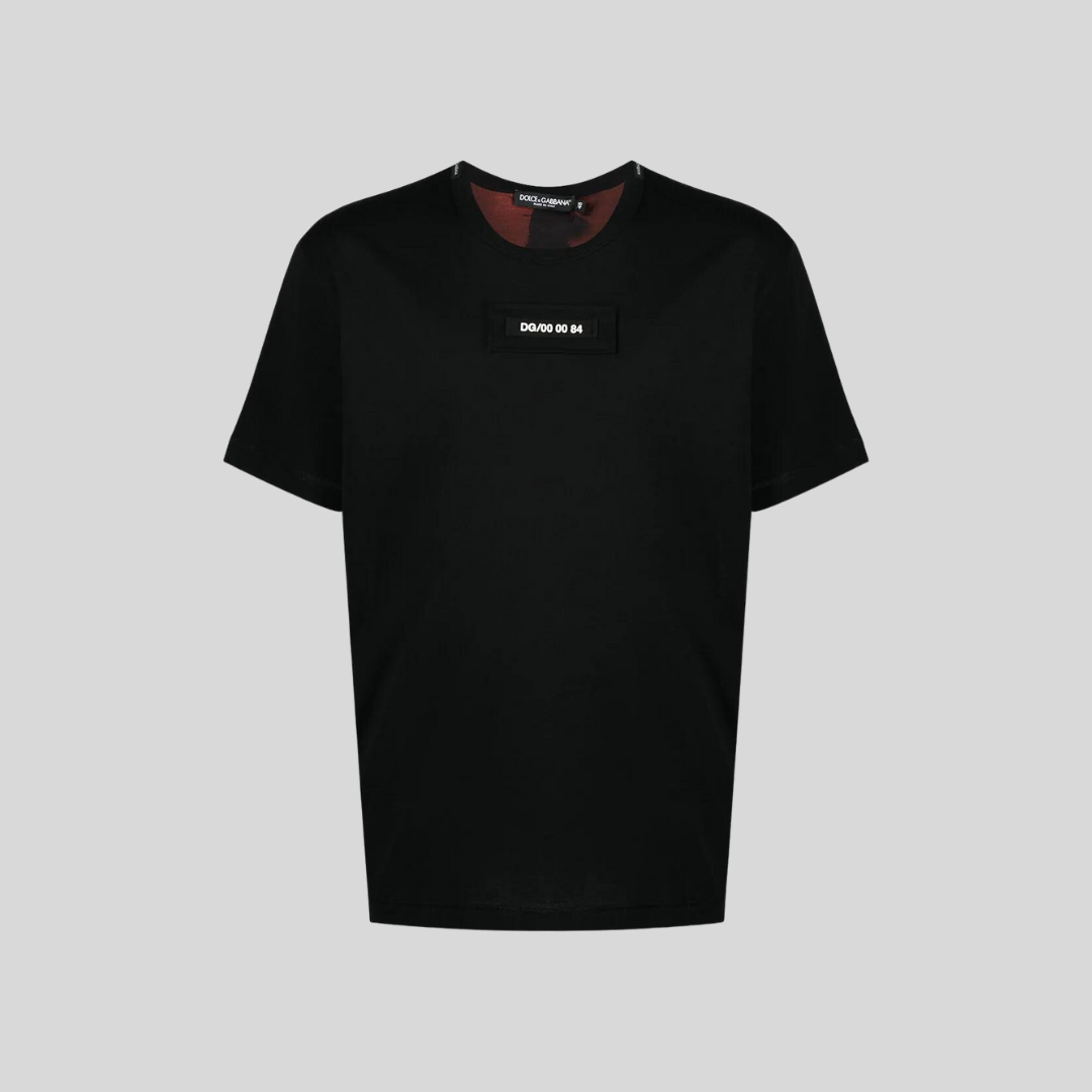 Black Print T-Shirt