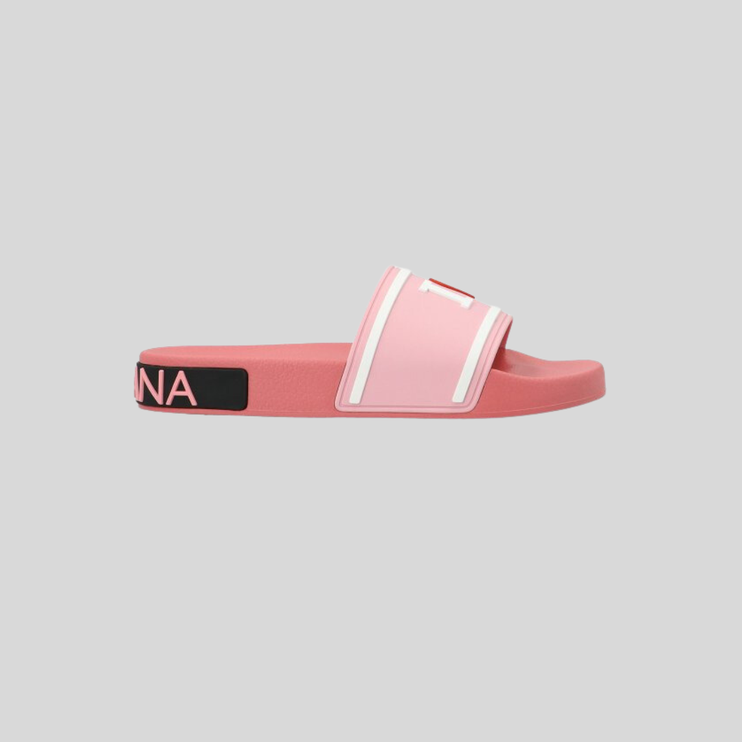 Dolce & Gabbana Pink I Love D&G Slides