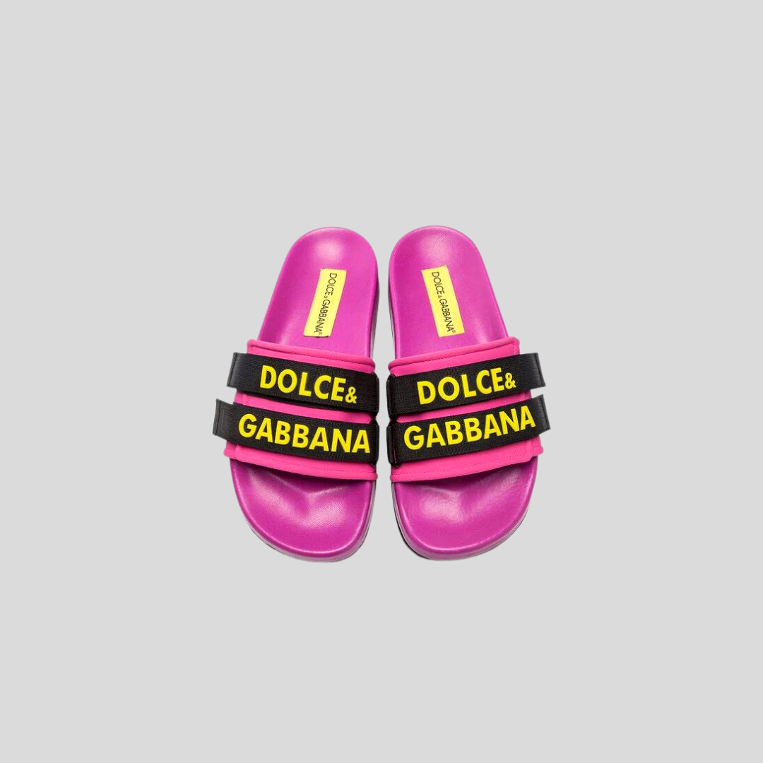 Dolce & Gabbana Fuchsia Saint Barth Slides