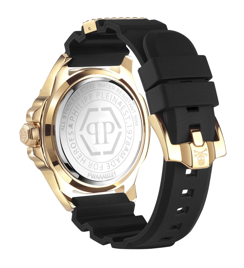 Philipp Plein Black The $kull Watch