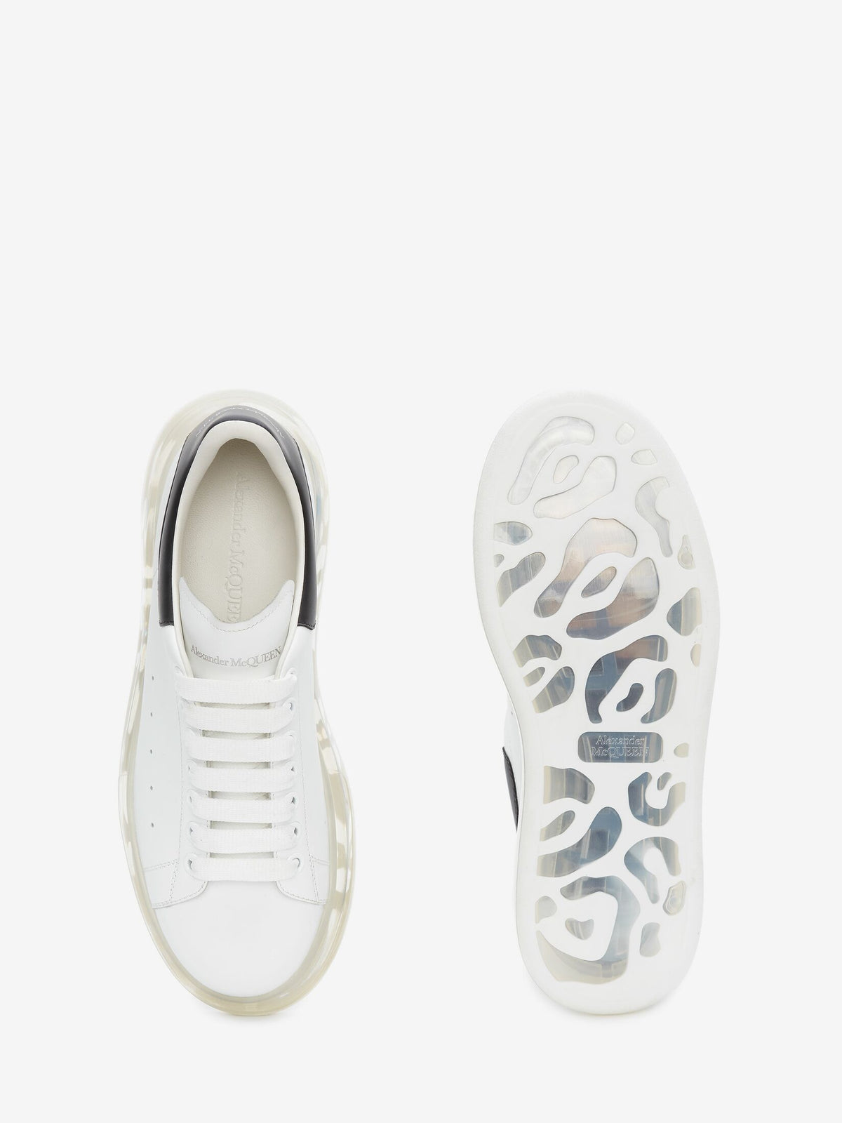 Alexander McQueen White Oversize Platform Sneakers