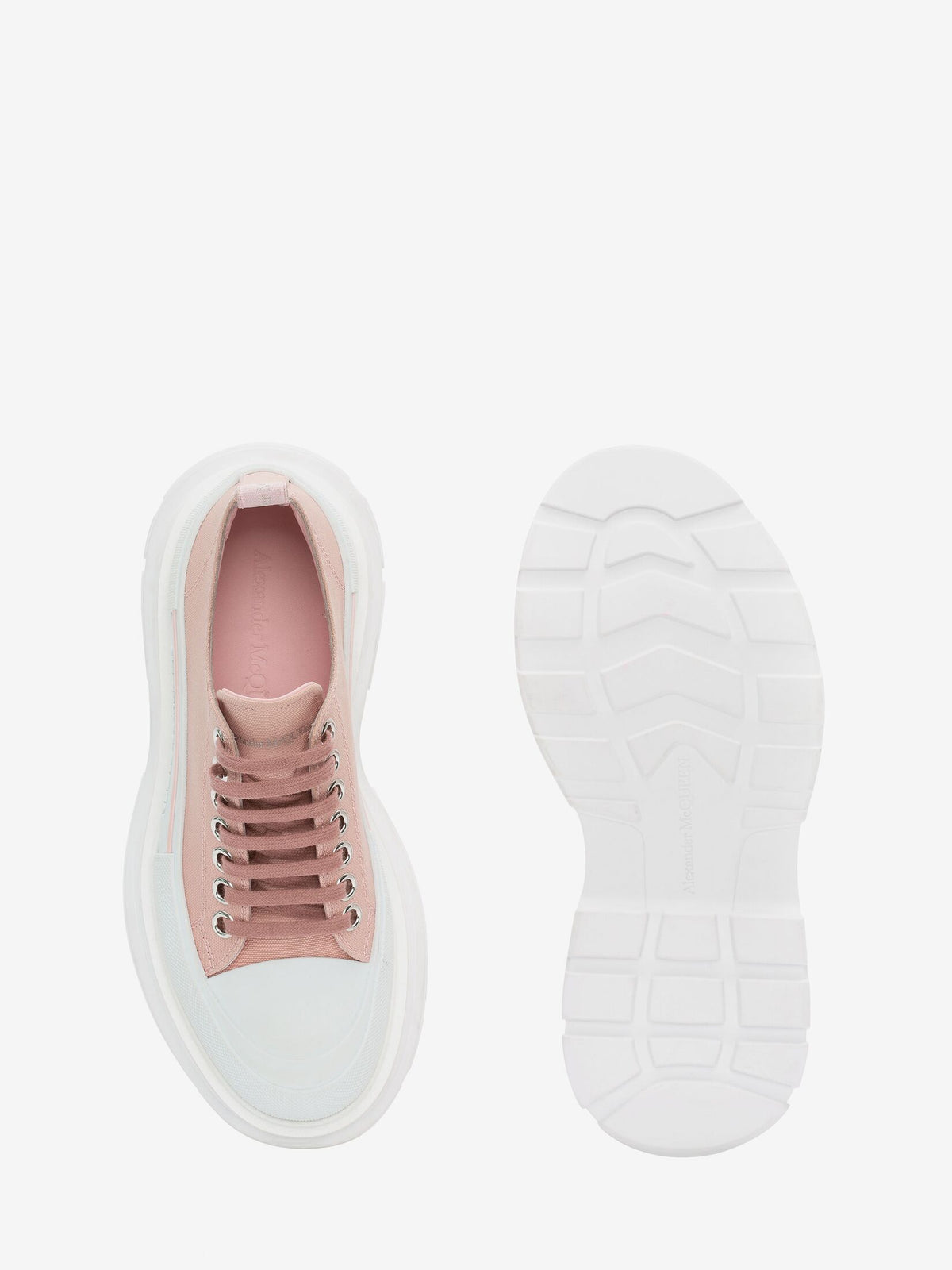 Alexander McQueen Pink Tread Slick Sneakers