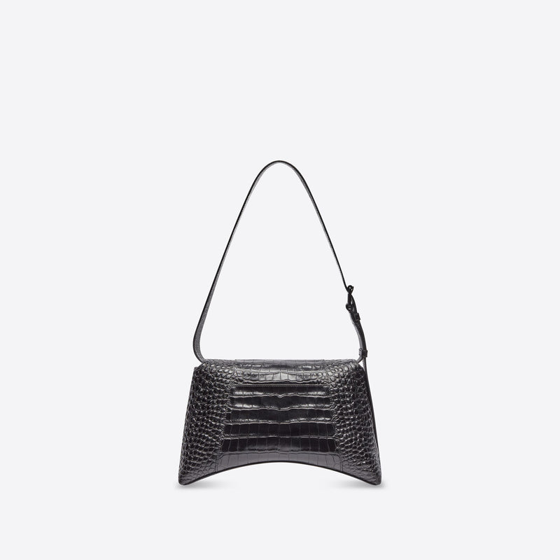 Balenciaga Black Downtown Shoulder Bag