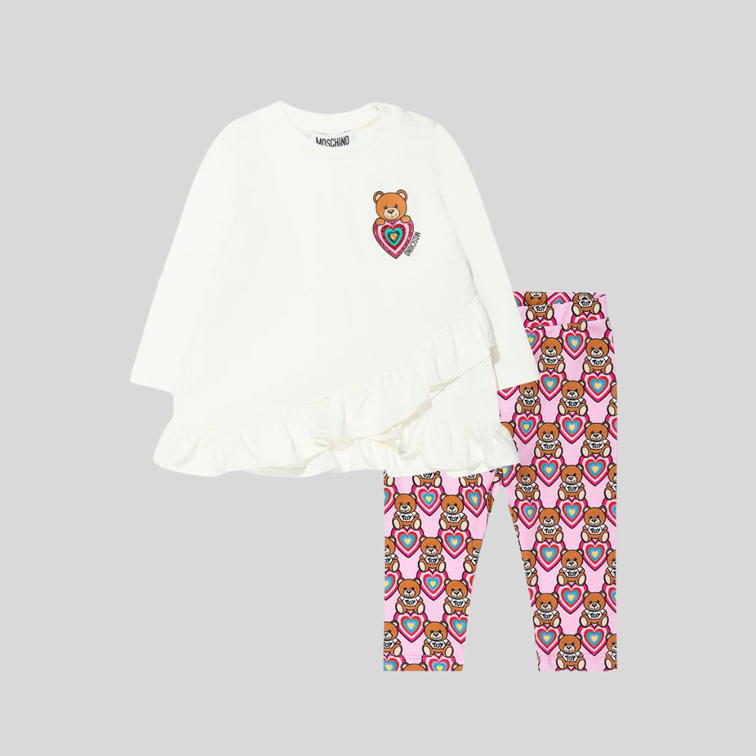 Moschino Kids Bear Logo Set