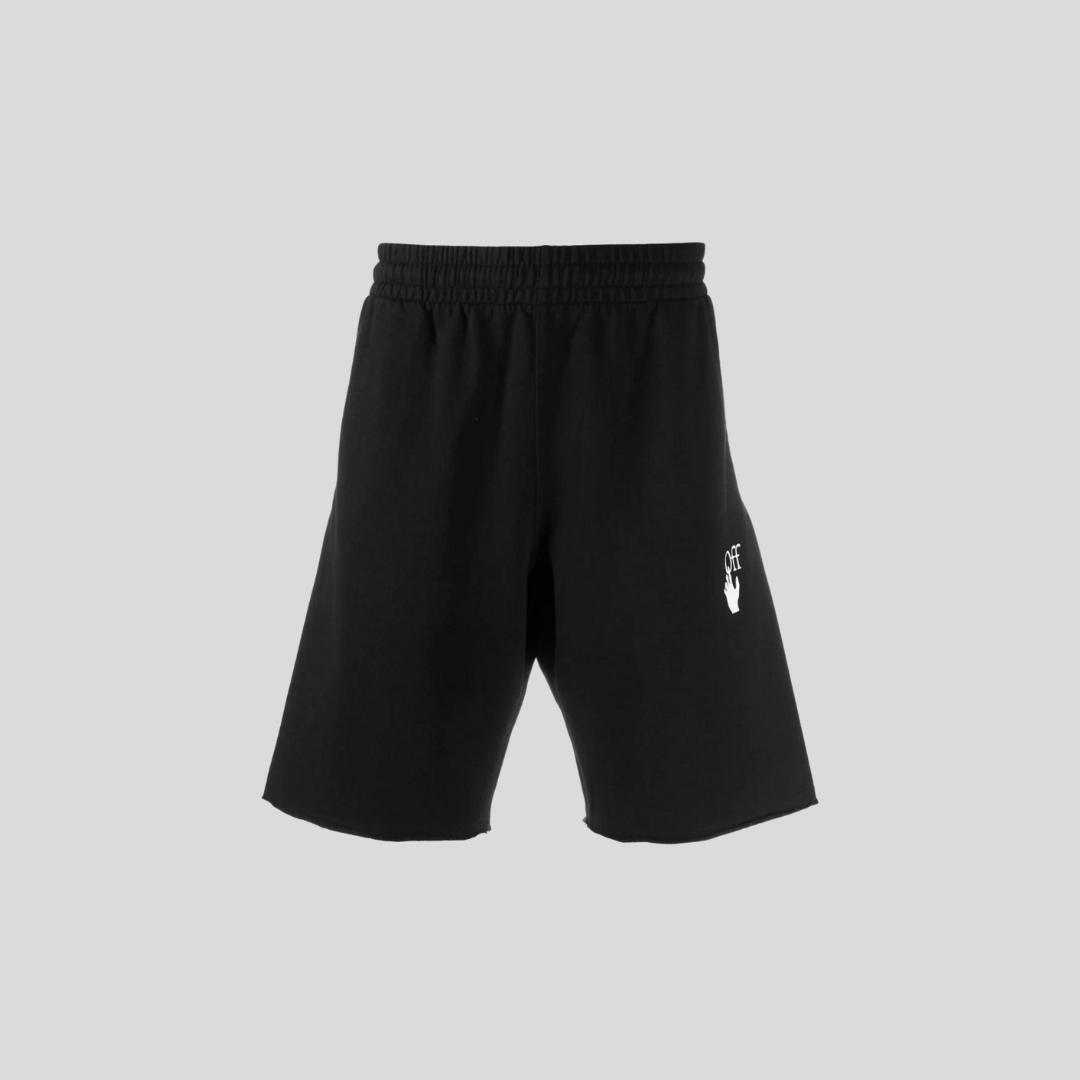 Off White Black Diag Stripe Shorts