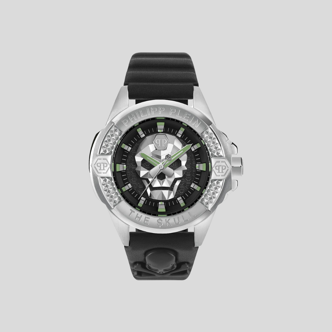 Philipp Plein Black The $kull Watch