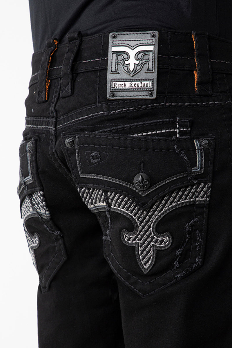 Rock Revival Black Celadon Short