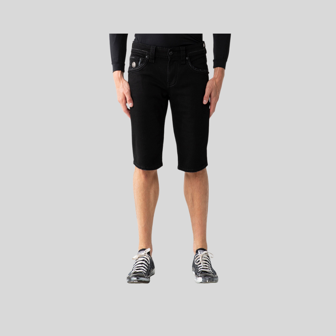 Rock Revival Black Celadon Short