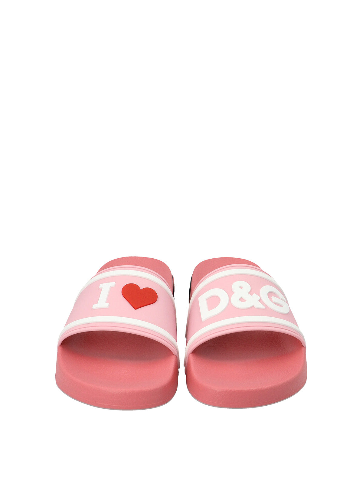 Dolce & Gabbana Pink I Love D&G Slides