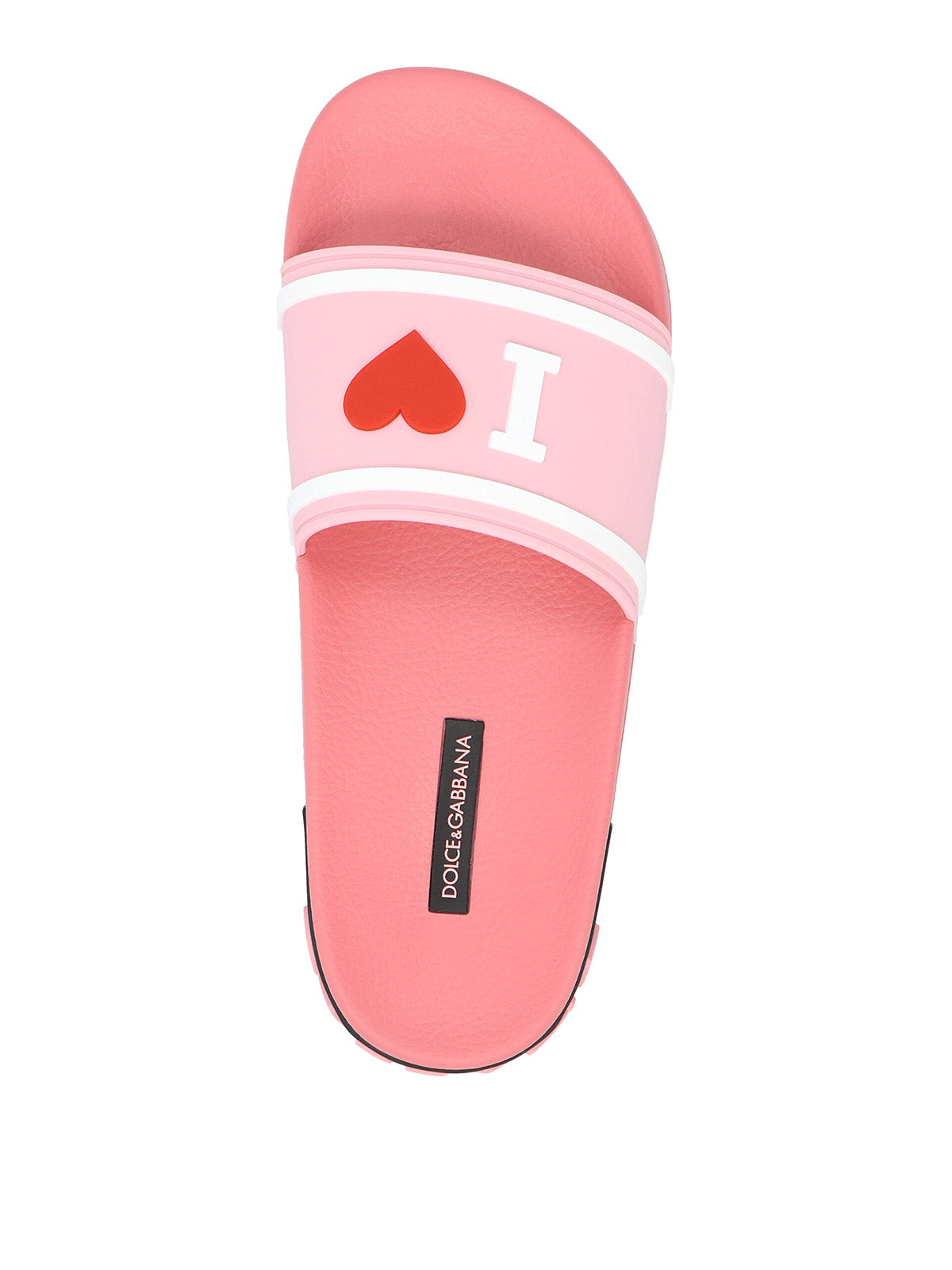 Dolce & Gabbana Pink I Love D&G Slides